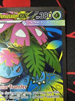 Pokemon Mega Venusaur ex 155/132 Mega Evolution Full Art 2025 Near Mint - Image 2
