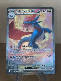 Pokemon TCG Journey Together Salamence ex SIR 187/159 - Image 1