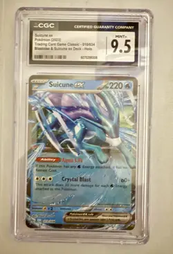 Pokemon TCG Suicune Ex 10/34 TCG Classic 2023 CGC MINT+ 9.5 - Image 1