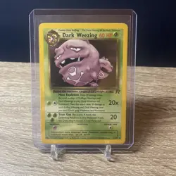 Pokemon Dark Weezing 31/82 Team Rocket Rare Non Holo - Image 1
