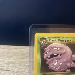 Pokemon Dark Weezing 31/82 Team Rocket Rare Non Holo - Image 3