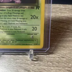 Pokemon Dark Weezing 31/82 Team Rocket Rare Non Holo - Image 5