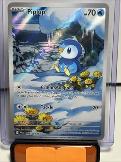 Piplup Full Art, Pokemon Near Mint, Phantasmal Flames, Illustration Rare, 98/94 - Image 1