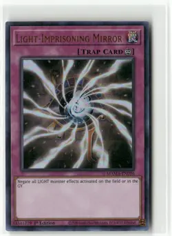 Yugioh Light-Imprisoning Mirror MAMA-EN096 Ultra Rare 1st Ed NM - Image 1