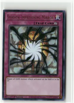 Yugioh Shadow-Imprisoning Mirror MAMA-EN097 Ultra Rare 1st Ed NM - Image 1