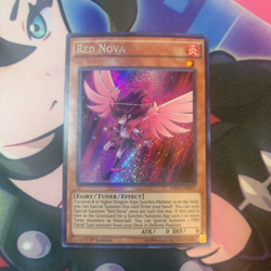 1X RED NOVA DRL3-EN017 SECRET 1ST LIGHT PLAY YUGIOH - Image 1