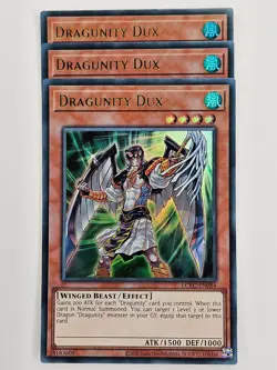 Yu Gi Oh - 3x LCKC-EN084 Dragunity Dux - Ultra Rare - Image 1