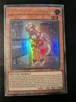YU-GI-OH LOST ART GERMAN NURSE DRAGONMAID LART-DEO48 LP - Image 1