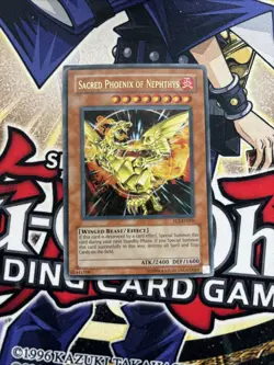(STO) Yugioh Sacred Phoenix of Nephthys FET-EN005 Flaming Eternity Unlimited MP - Image 1