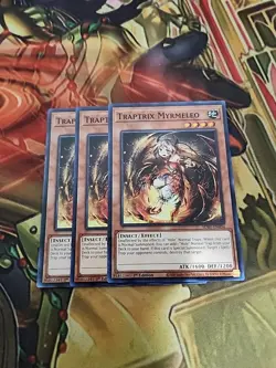 3X Traptrix Myrmeleo - SDBT-EN004 Common 1ST ED NM Yugioh - Image 1