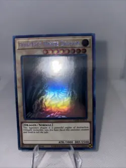 Yu-Gi-Oh! TCG Blue-Eyes White Dragon 1st Edition Ghost Rare Card GFP2-EN175 - Image 1