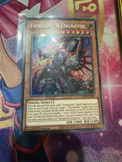 Fiendsmith Engraver - MP25-EN081 - Prismatic Secret Rare YuGiOh - Image 1