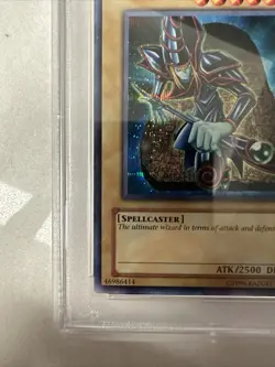 Yugioh - Dark Magician PCY-004 Secret Rare PSA 10 GEM MINT - Image 4
