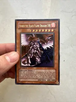 Yu-Gi-Oh! Horus The Black Flame Dragon LV8 1st Edition SOD-EN008 Ultimate Rare - Image 1