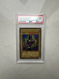 Yugioh! PSA 9 2002 Dark Magician LOB-005 Ultra Rare Unlimited OG - Image 1