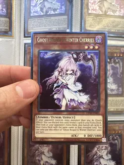 Yugioh Ghost Reaper & Winter Cherries OP20-EN001 Ultimate Rare Near Mint - Image 3