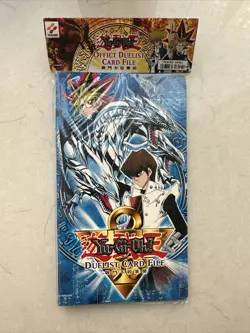Yu-Gi-Oh Duel Monsters Duelist Card File New Old Stock Vintage Binder Pocket - Image 1