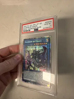2022 Yu-Gi-Oh! Illusion of Chaos BACH-EN034 Starlight Rare PSA 10 GEM MINT - Image 3