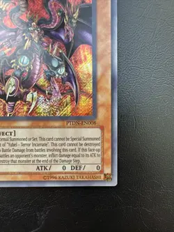 Yu-Gi-Oh Yubel - The Ultimate Nightmare 1st Edition PTDN-EN008 Secret Rare NM - Image 5