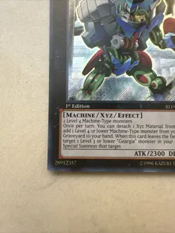 YUGIOH GEAR GIGANT X SECRET RARE REDU-EN046 1ST EDITION - Image 4