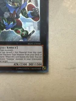 YUGIOH GEAR GIGANT X SECRET RARE REDU-EN046 1ST EDITION - Image 5