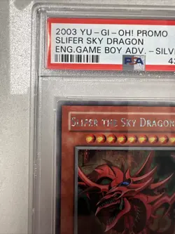 Yu-Gi-Oh! Slifer The Sky Dragon Game Boy Advance Secret Rare Promo GBI-001 PSA 9 - Image 2