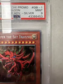 Yu-Gi-Oh! Slifer The Sky Dragon Game Boy Advance Secret Rare Promo GBI-001 PSA 9 - Image 3