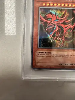 Yu-Gi-Oh! Slifer The Sky Dragon Game Boy Advance Secret Rare Promo GBI-001 PSA 9 - Image 4