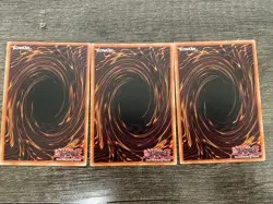 Yugioh! 3x Ghost Ogre & Snow Rabbit LCKC-DE078 Ultra Rare 1st Edition NM Set - Image 2