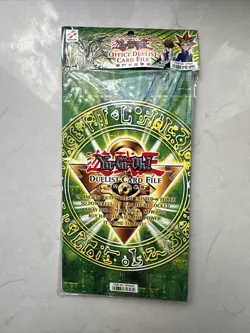Yu-Gi-Oh Duel Monsters Duelist Card File New Old Stock Vintage Binder Pocket - Image 2