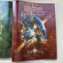 2x Yu-Gi-Oh Duel Monsters Duelist Card File New Old Stock Vintage Binder Pocket - Image 3