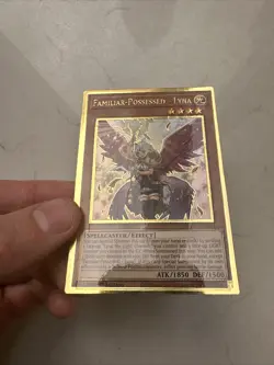 Yugioh Familiar Possessed Lyna MISPRINT- MGED-EN013 - 1st ED - NM - GLOSS SHIFT - Image 3