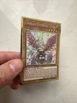 Yugioh Familiar Possessed Lyna MISPRINT- MGED-EN013 - 1st ED - NM - GLOSS SHIFT - Image 5