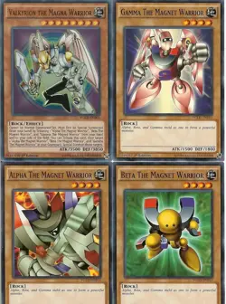 Yugioh Valkyrion the Magna Warrior + Alpha + Beta + Gamma Magnet Warrior Set - Image 1