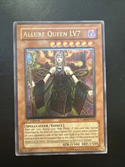 YuGiOh Allure Queen LV7 CDIP-EN008 Ultimate Foil NMint Fast Ship - Image 1