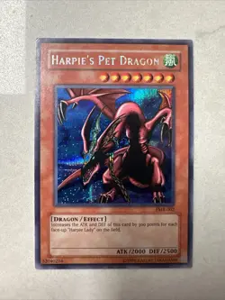 YuGiOh Harpie's Pet Dragon FMR-002 Prismatic Secret Rare MP - Image 1
