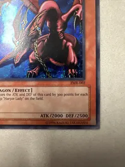 YuGiOh Harpie's Pet Dragon FMR-002 Prismatic Secret Rare MP - Image 5