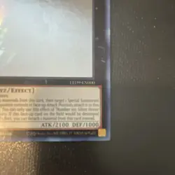 Konami Yu-Gi-Oh! Number 101: Silent Honor ARK LED9-EN000 1st Edition 2100/1000 - Image 3