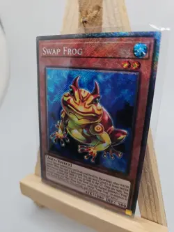Yu-Gi-Oh Swap Frog 1st Edition Platinum Secret Rare RA03-EN005 NM - Image 3
