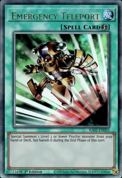 Emergency Teleport - Ultimate Rare 1st Edition RA02-EN053 - NM - YuGiOh - Image 1