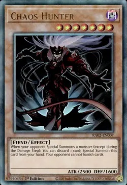 Chaos Hunter - Ultimate Rare 1st Edition RA02-EN007 - NM - YuGiOh - Image 1