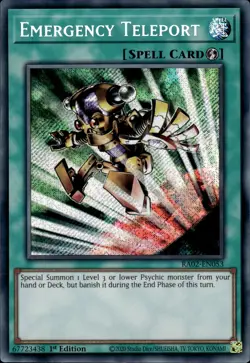 Emergency Teleport - Secret Rare 1st Edition RA02-EN053 - NM - YuGiOh - Image 1