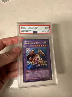 Yugioh! PSA 9 2010 Thousand Dragon MRD-143 Secret Rare REPRINT - Image 2