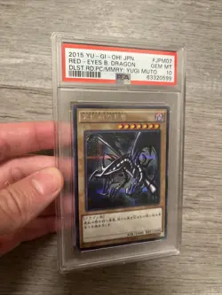 2015 Yugioh Red Eyes Black Dragon Japanese Secret 15AX-JPM07 PSA 10 Gem Mint - Image 2