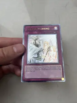 1st Edition Solemn Warning Ultimate Rare DREV-EN077 Yugioh - Image 3