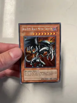 Yugioh - Red-Eyes Black Metal Dragon FMR-001 - Forbidden Memories - Secret Rare - Image 1