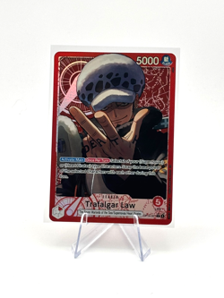 One Piece - The Azure Sea’s Seven - Trafalgar Law OP14-001 L (Alt Art) - NM Foil - Image 1