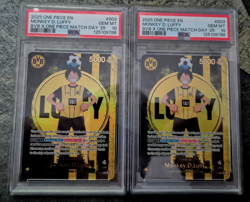 BVB X ONE PIECE MATCH DAY '25 - MONKEY D. LUFFY ONE PIECE PROMOS 2025 003 PSA 10 - Image 1
