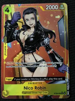 Nico Robin ST29-009 Parallel Starter Deck Full Art One Piece TCG English OP - Image 1