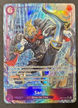 One Piece English 500 Years in the Future OP07-064 Sanji ALT ART SP SR - Image 1